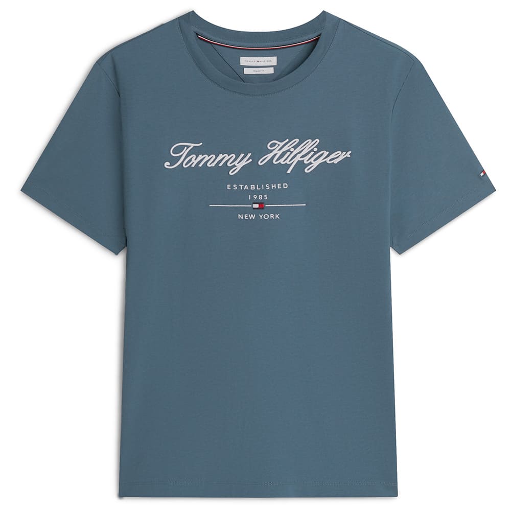 Tommy Hilfiger Μπλε T-shirt C Neck - MW0MW33691