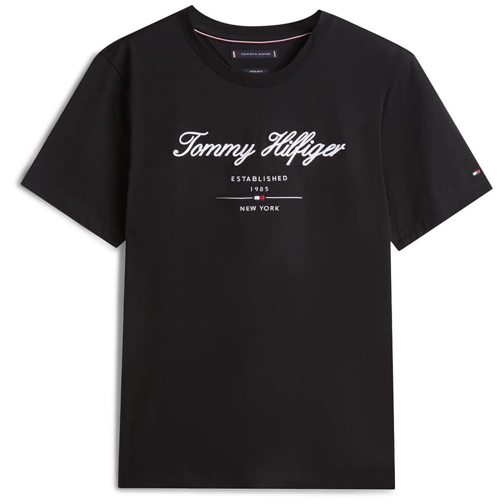 Tommy Hilfiger Μαύρο T-shirt C Neck - MW0MW33691