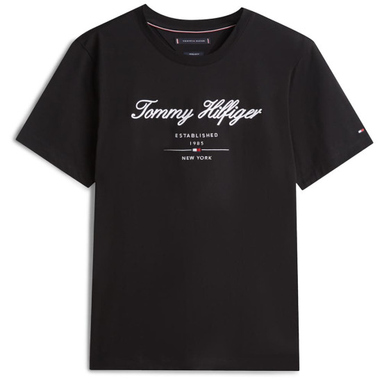Tommy Hilfiger Μαύρο T-shirt C Neck - MW0MW33691