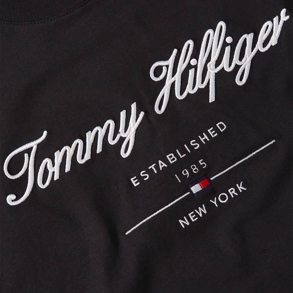 Tommy Hilfiger Μαύρο T-shirt C Neck - MW0MW33691
