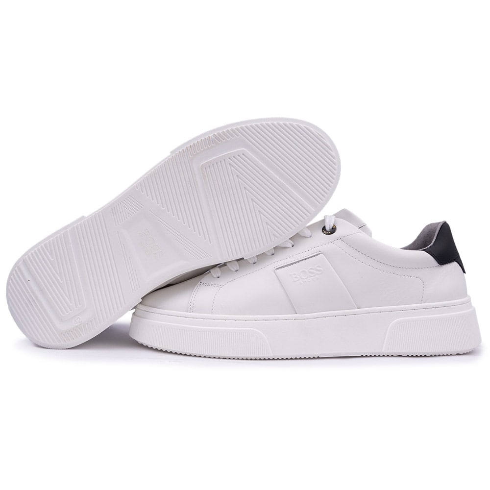 Boss Λευκά Sneakers 100% Leather - XZ521 